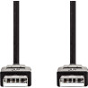 Cordon USB type A vers type A 2m noir