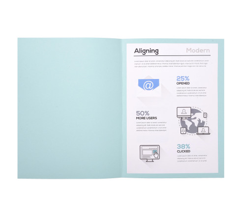 Paquet de 100 chemises Forever® 220 100% recyclé - 24x32cm