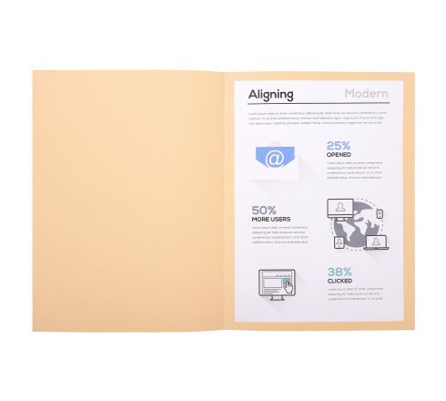Paquet de 100 chemises Forever® 220 100% recyclé - 24x32cm