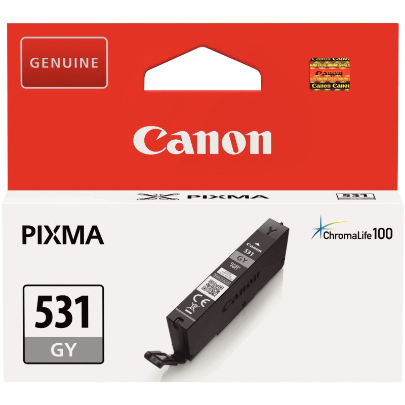 Canon 531 cartouche jet d'encre gris authentique (CLI-531GY)