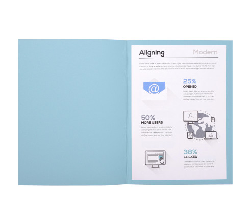 Paquet de 100 chemises Forever® 170 100% recyclé - 24x32cm