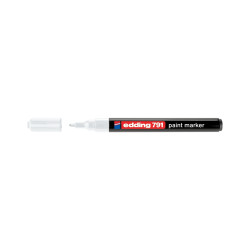 Marqueur peinture permanent E791 pointe ogive blanc