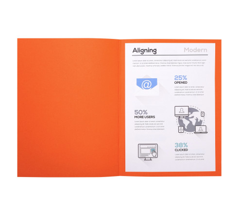 Paquet de 10 chemises Forever® 170 100% recyclé - 24x32cm