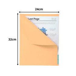 Paquet de 100 chemises Forever® 170 à bord décalé - 24x32cm