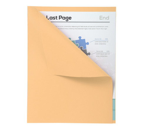 Paquet de 100 chemises Forever® 170 à bord décalé - 24x32cm