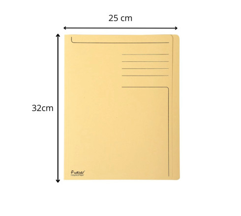 Chemise rigide à bord décalé Forever® 280g/m2 avec impression - 24x32cm