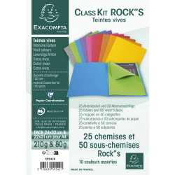 Kit de classement class'kit 25 chemise ROCK''S 210 + 50 sous-chemises ROCK''S 80