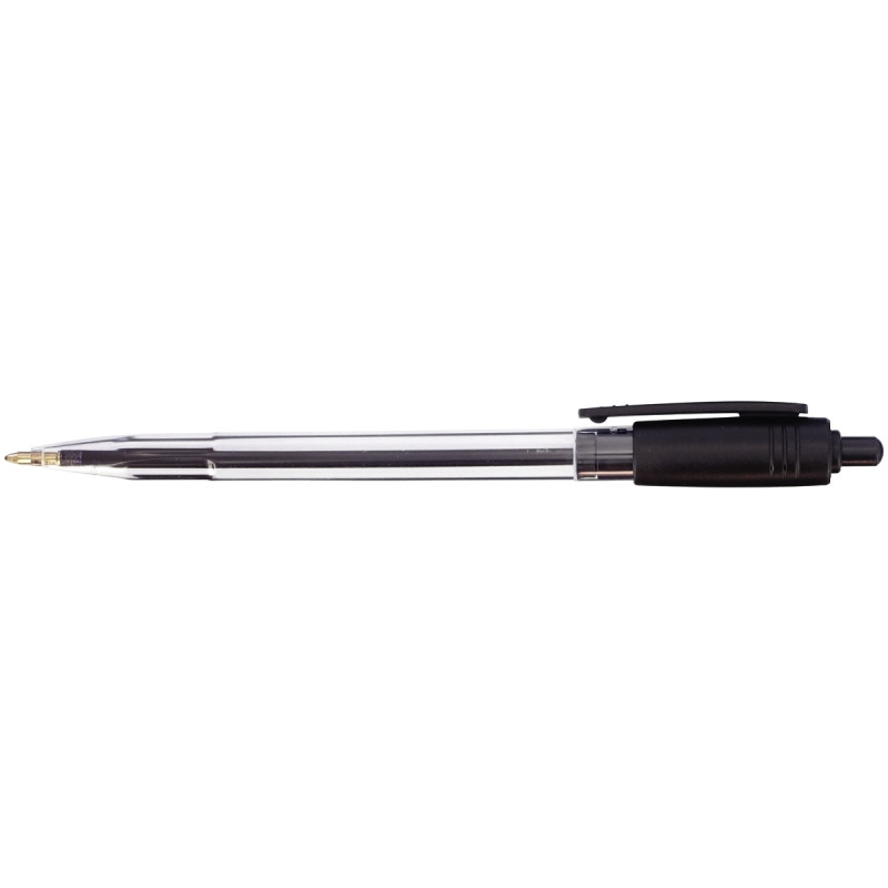 Stylo bille Wiz pointe moyenne noir