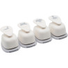 Lot de 4 perforateurs déco thème nature assortis