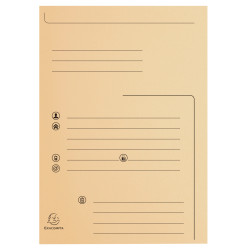 Paquet de 25 chemises 2 rabats SUPER 210 Contact - 24x32cm