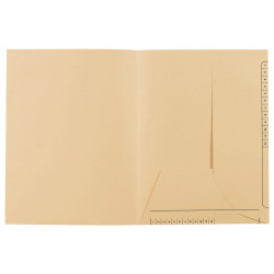 Paquet de 25 chemises 2 rabats SUPER 210 Contact - 24x32cm