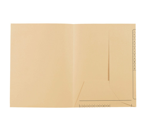 Paquet de 25 chemises 2 rabats SUPER 210 Contact - 24x32cm