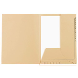 Paquet de 25 chemises 2 rabats SUPER 210 Contact - 24x32cm