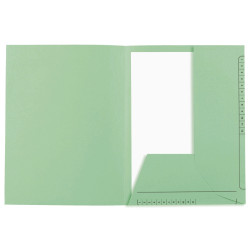 Paquet de 25 chemises 2 rabats SUPER 210 Contact - 24x32cm