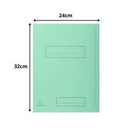 Paquet de 50 chemises imprimées 2 rabats SUPER 210 - 24x32cm