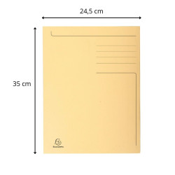 Chemise imprimée 3 rabats Forever® 280gm2 - Folio