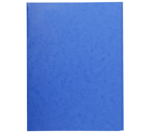 Chemise simple sans élastique avec 3 rabats carte lustrée 390gm2 ® - A4