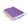 Paquet de 10 chemises à soufflet dos toilé ROCK''S 320g/m2 - 24x32cm