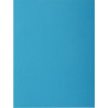 Paquet de 50 chemises 2 rabats ROCK"S 210g, format 24x32 cm, bleu
