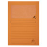 Paquet de 50 chemises à fenêtre à soufflet SUPER 160g/m2 - 22x31cm