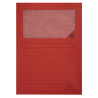 Paquet de 50 chemises à fenêtre à soufflet SUPER 160g/m2 - 22x31cm