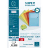 Paquet de 50 chemises à fenêtre à soufflet SUPER 160g/m2 - 22x31cm