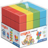 Lot de 64 cubes magnétiques MAGICUBE opaques