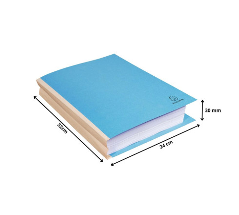 Paquet de 10 chemises à soufflet dos toilé Forever® 320g/m2 - 24x32cm