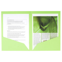 Paquet de 25 chemises Double Poche ROCK''S 210 - double A4 ou A3 - 24x32cm