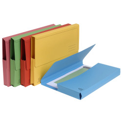 Paquet de 5 chemises poche coloris vifs Forever® - 24,5x32,5cm