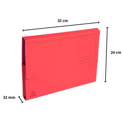 Paquet de 5 chemises poche coloris vifs Forever® - 24,5x32,5cm
