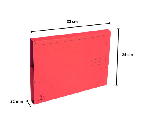 Paquet de 5 chemises poche coloris vifs Forever® - 24,5x32,5cm