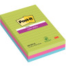 Paquet de 3 blocs Notes Super Sticky de 90 feuilles lignées, format 10