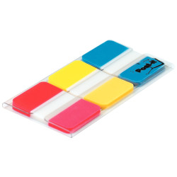 Carte de 66 index rigide standard format 25,4 x 38 mm coloris vifs ass
