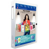 Boite de classement personnalisable en polypropylène dos 4 cm, incolor
