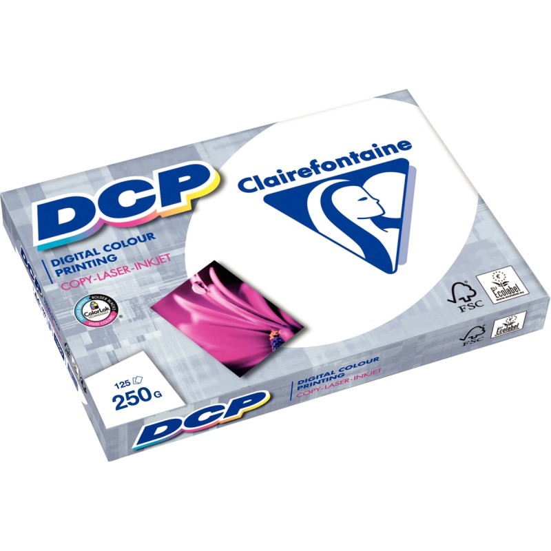 Paquet de 125 feuilles laser format A3 250g blanc DCP