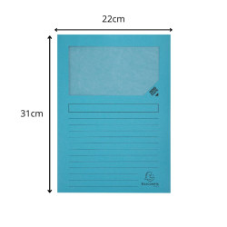 Paquet de 100 chemises à fenetre Forever - 22x31cm