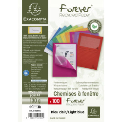 Paquet de 100 chemises à fenetre Forever - 22x31cm