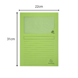 Paquet de 100 chemises à fenetre Forever - 22x31cm