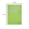 Paquet de 100 chemises à fenetre Forever - 22x31cm