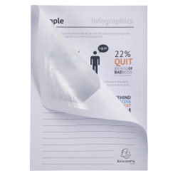 Paquet de 100 chemises à fenetre Forever - 22x31cm