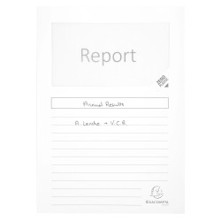 Paquet de 100 chemises à fenêtre SUPER 160g/m2 - 22x31cm