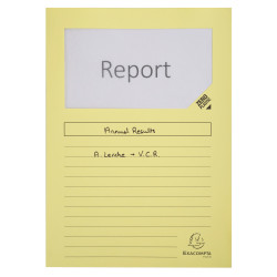 Paquet de 100 chemises à fenêtre SUPER 160g/m2 - 22x31cm