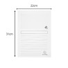 Paquet de 100 chemises à fenêtre SUPER 160g/m2 - 22x31cm