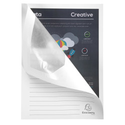 Paquet de 100 chemises à fenêtre SUPER 160g/m2 - 22x31cm