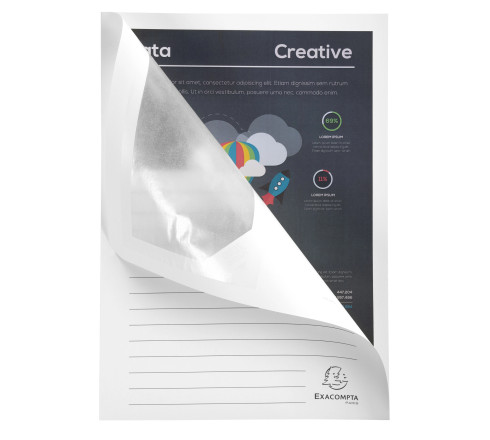 Paquet de 100 chemises à fenêtre SUPER 160g/m2 - 22x31cm