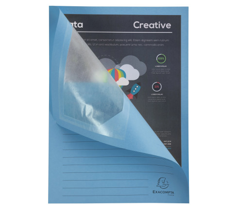 Paquet de 100 chemises à fenêtre SUPER 160g/m2 - 22x31cm