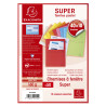 Paquet de 40 + 10 chemises à fenêtre SUPER 160g/m2 - 22x31cm