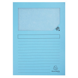 Paquet de 40 + 10 chemises à fenêtre SUPER 160g/m2 - 22x31cm