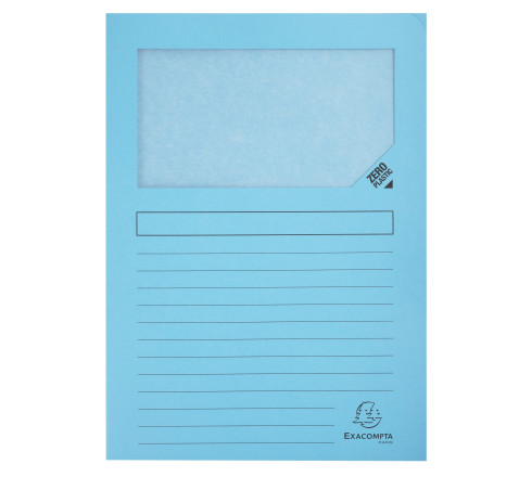 Paquet de 40 + 10 chemises à fenêtre SUPER 160g/m2 - 22x31cm